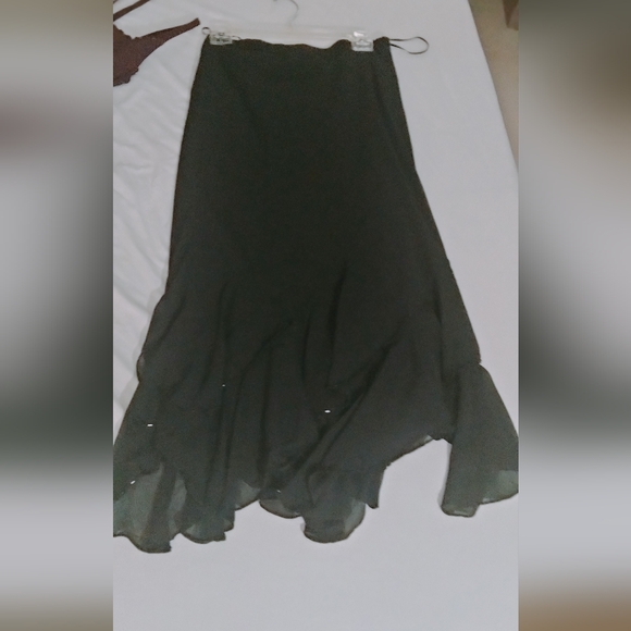 Sandra Darren dressy skirt with Beautiful beaded bottom, size 10 - Picture 5 of 7